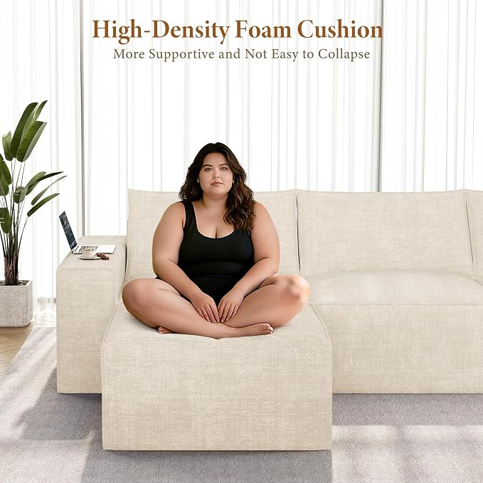 Vesgantti 143.7" Boneless Couch - Image 4