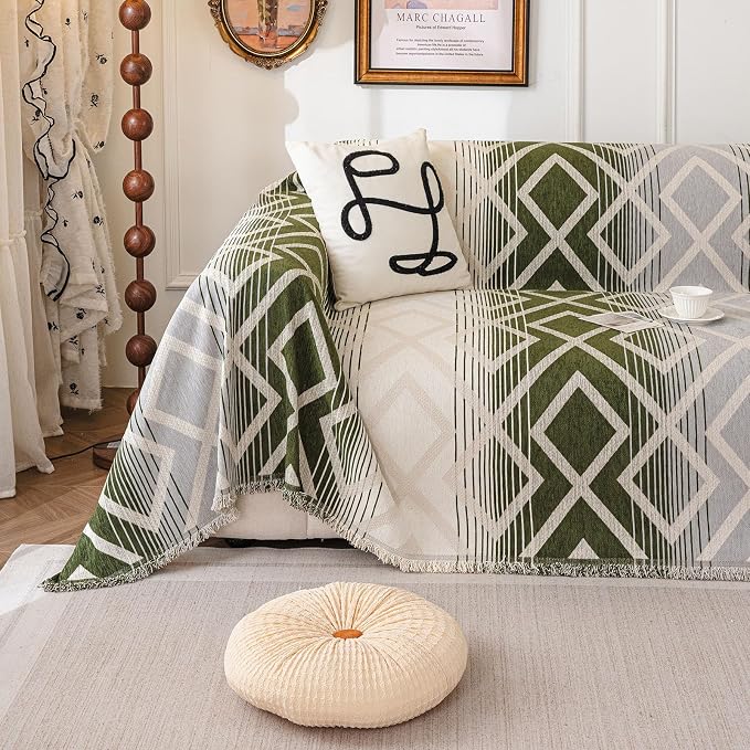 VClife Boho Couch Cover, Non Slip Sofa Cover by VCLIFE