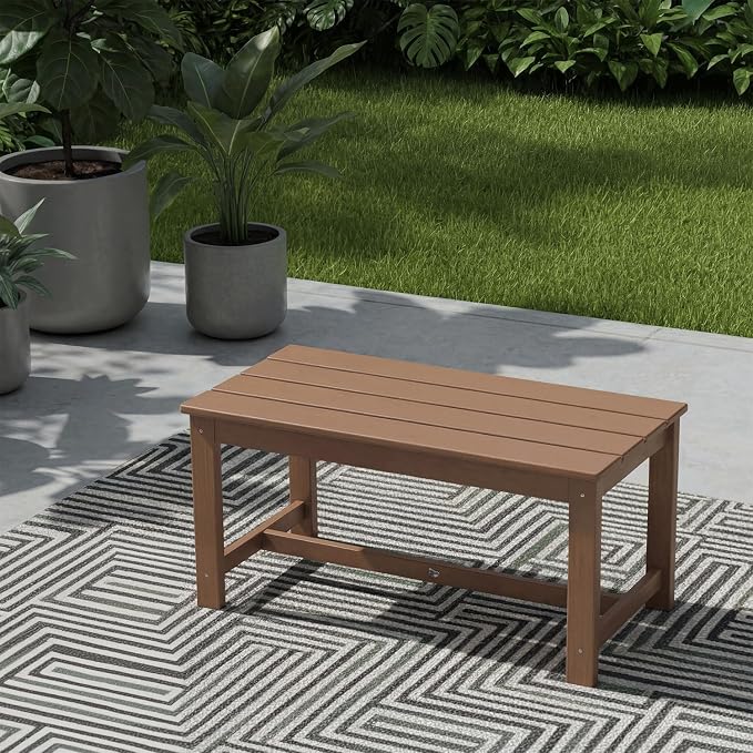 HDPE Patio Coffee Table, All-Weather Outdoor Coffee Table, Patio Conversation by YourPerfectOutdoorEscape