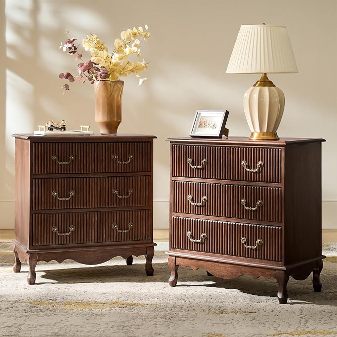 HULALA HOME Transitional Side Table Set of 2 by HULALAHOME