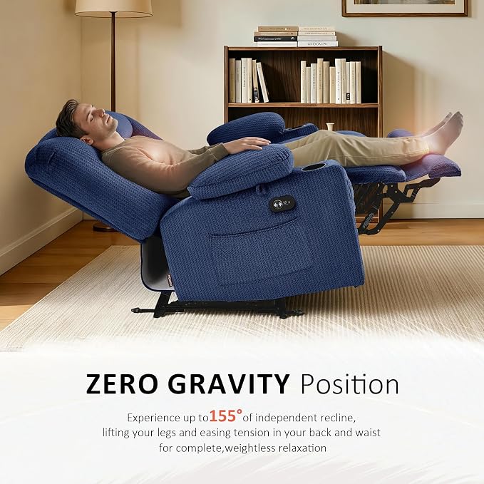 MCombo 55.9" Zero Gravity Power Loveseat Recliner - Image 5