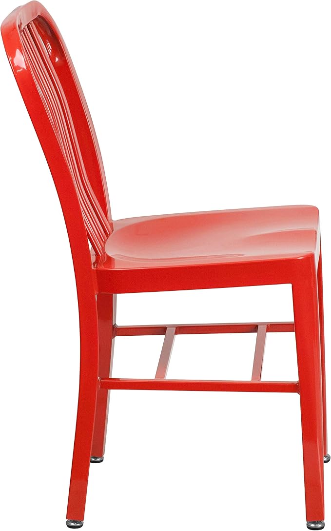 Flash Furniture Gael Indoor/Outdoor Modern Metal Dining Chairs, - Image 9