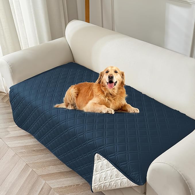 Genina Waterproof Couch Cover, Washable Anti-Slip 67 inch Sofa Covers by Genina
