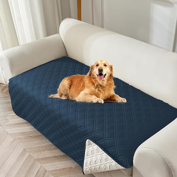 Genina Waterproof Couch Cover, Washable Anti-Slip 86.6 inch Sofa Covers by Genina