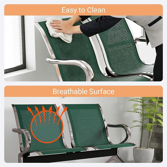 Kinfant 2-Seat Waiting Room Chair - Image 5