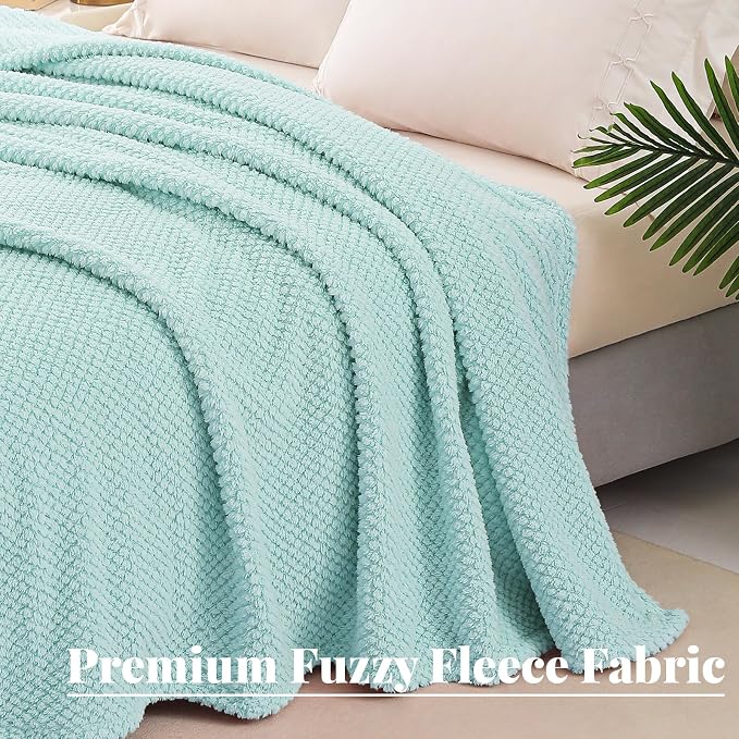 Whale Flotilla Extra Large Fuzzy Fleece Throw Blanket - Image 2