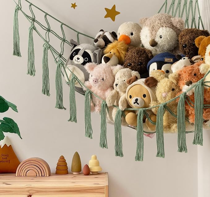 mirolam Stuffed Animal Storage Hammock or Net - Image 3