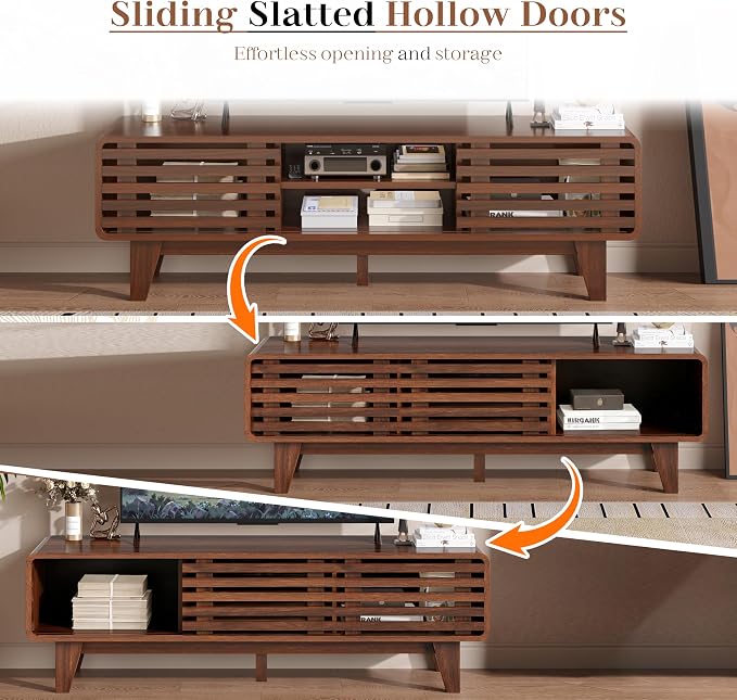 Luoxiao 55" Mid Century Modern TV Stand - Image 7