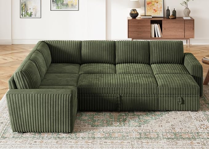HONBAY Modular Sectional Sleeper Sofa - Image 7