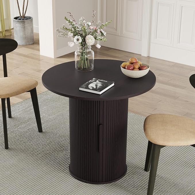 31.5" Round Dining Table for 2-4, Modern Kitchen Table - Image 7