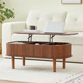 Fully Assembled Fluted Lift Top Coffee Table by ORRD