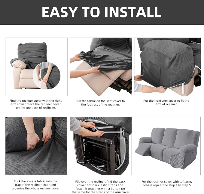 Genina Recliner Sofa Covers - Image 6
