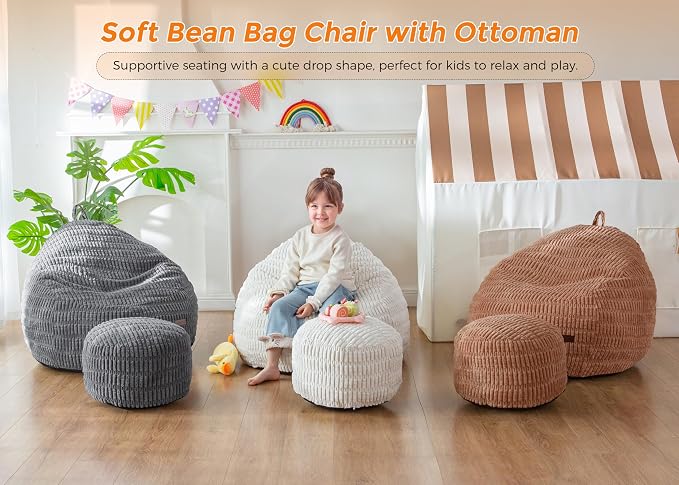 MAXYOYO Kids Bean Bag Chair - Image 9