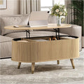 42.5" Oval Lift Top Coffee Table by Joinice
