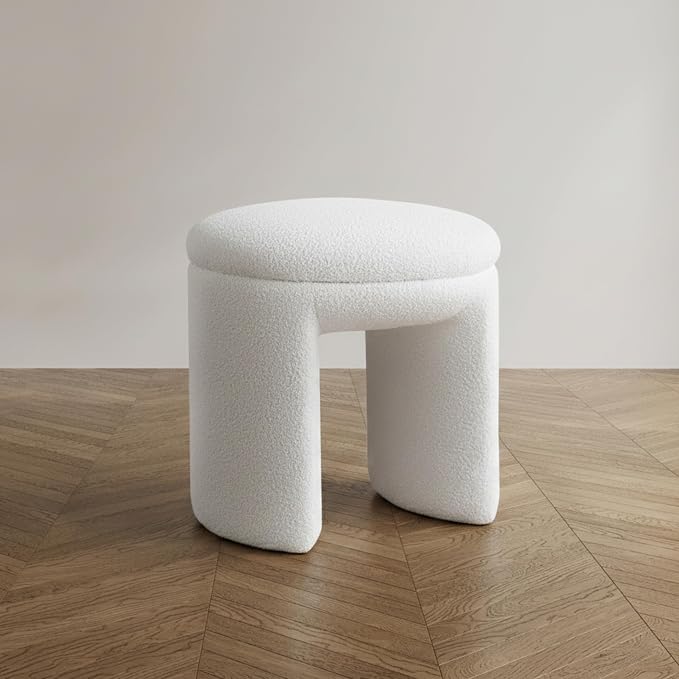 Furniture of America Rami Modern 18-inch Solid Wood Upholstered Ottoman by FurnitureofAmerica
