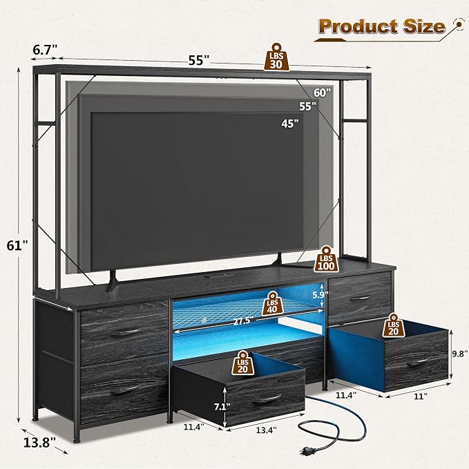 Romorgniz 55" W Entertainment Center - Image 2