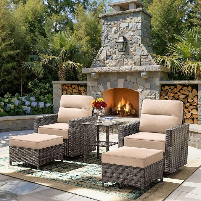 Luxury 5-Piece Patio Furniture Set by NUSBAY
