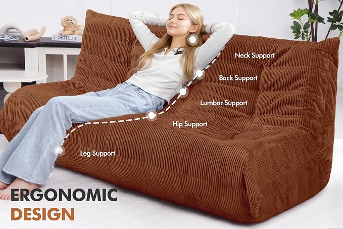 Bean Bag Chair, Giant Beanbag Chairs - Image 4