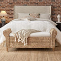 HULALA HOME Rattan Storage Bench by HULALAHOME