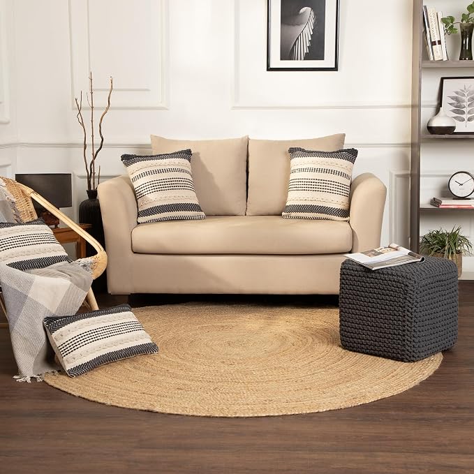 REDEARTH Cube Pouf Foot Stool Ottoman - Image 7