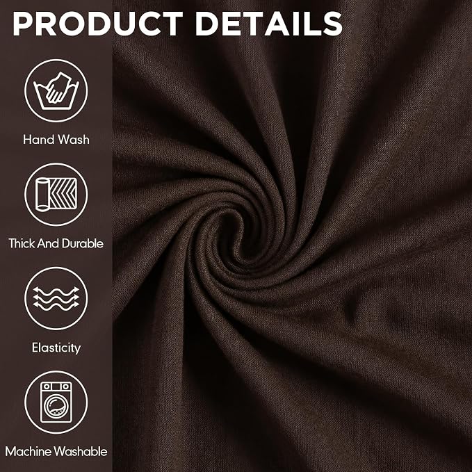 HunnmingRe Sofa Covers for 3 Cushion Couch Stretch Sofa and Loveseat Covers Set - Image 5