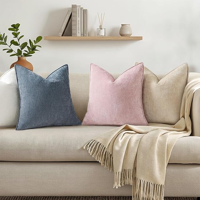 decorUhome Summer Couch Throw Pillow Covers 18x18 Set of 2, Decorative Soft - Image 3