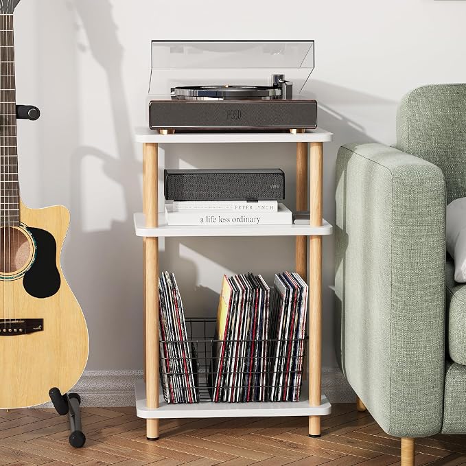 Apicizon 3 Tier Nightstand, End Table - Image 5