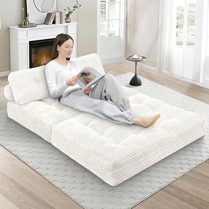 Folding Sofa Bed, Convertible Sleeper Chair - Image 6