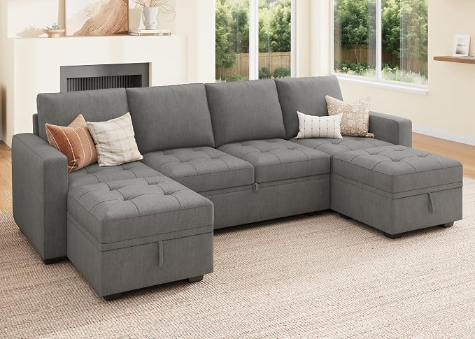 HONBAY Modular Sectional Sleeper Sofa - Image 7