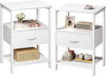 Huuger Nightstand Set of 2, Night Stand by Huuger