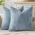 MIULEE Pack of 2 Couch Throw Pillow Covers 18x18 Inch Coastal Light Blue Modern by MIULEE