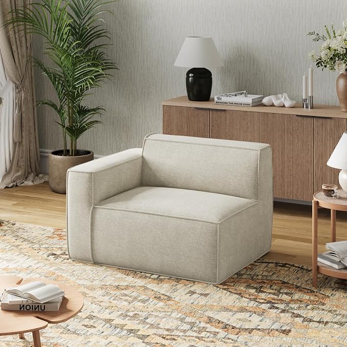Novilla Modular Sectional Sofa, No Assembly Cloud Sectional Couch by Novilla