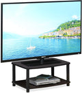 Furinno TURN-N-TUBE TV Riser Stand, 2-Tier Small Elevated No Tools TV Stand by Furinno-FitsYourSpaceFitsYourBudget