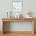 64" Console Table for Living Room, Long Sofa Table Behind Couch by HanStrong