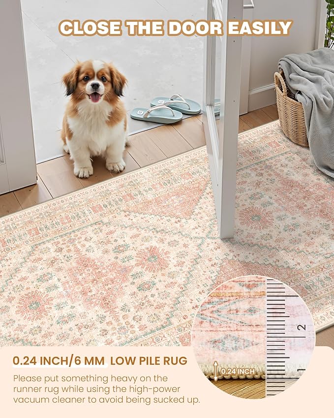 2x5 Rug Runner Washable for Entryway, Soft Bathroom Rugs - Image 4