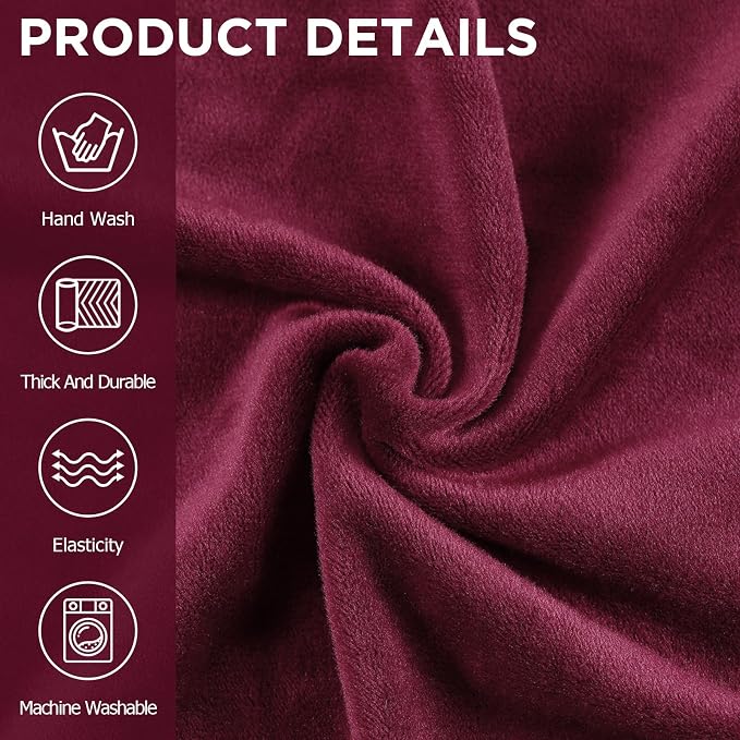 Peryiter 3 Pcs Couch and Loveseat Covers Set Sofa Cover - Image 4