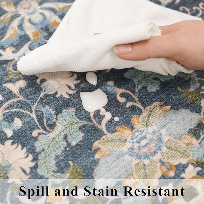 Washable 3x5 Entryway Area Rugs: Ultra Soft Low Pile Carpet - Image 3