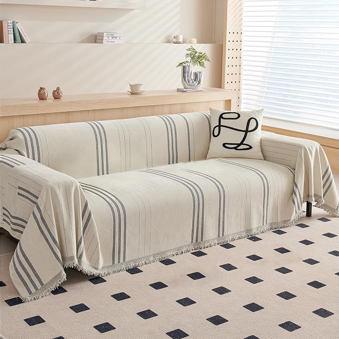 DREAMINGO Couch Cover Washable Chenille Sofa Protector by DREAMINGO