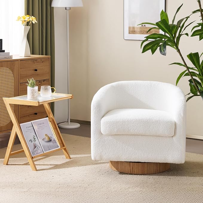 VINGLI 360°Swivel Accent Chair by VINGLI