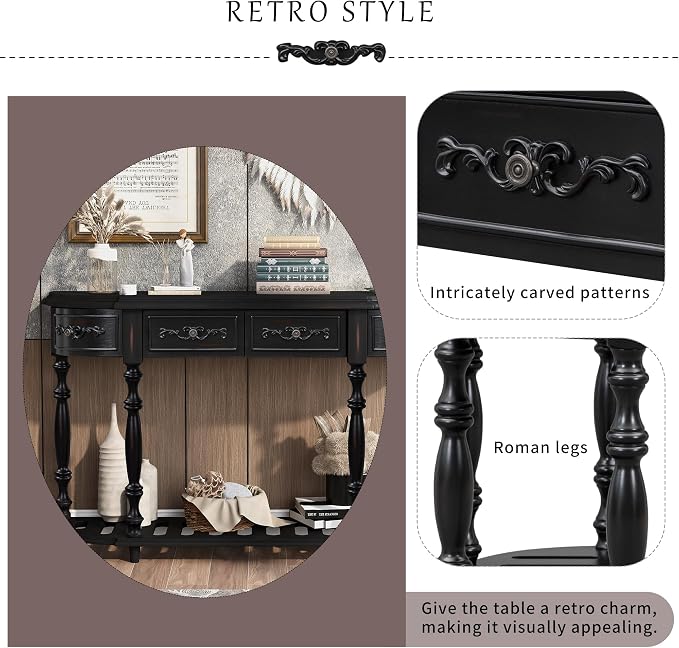 LUMISOL Half Moon Console Table - Image 6