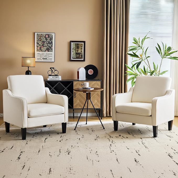 VINGLI Mid Century Modern Accent Chair, Waiting Room - Image 9