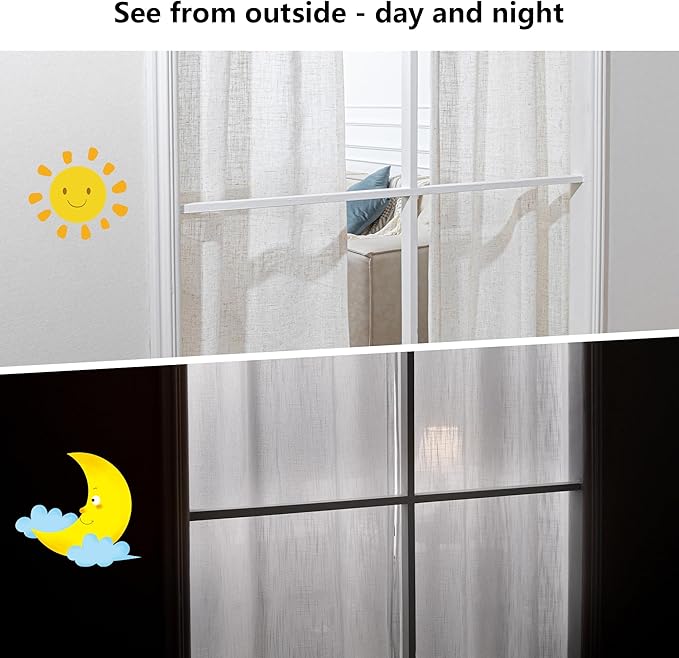 MYSKY HOME Linen Sliding Glass Door Curtains - Image 5