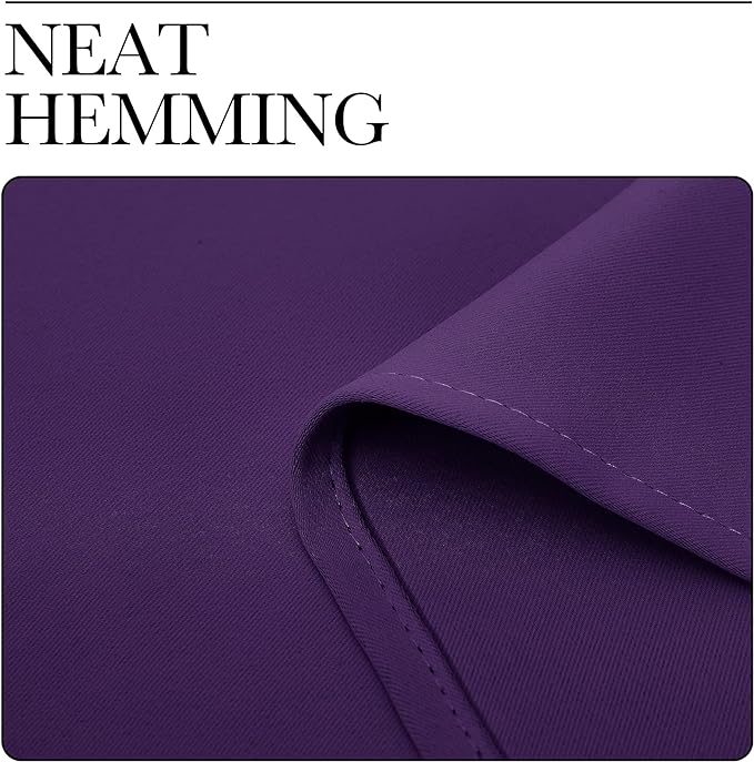 NICETOWN Blackout Curtains for RV Windows, Royal Purple, 2 Panels, Room - Image 6