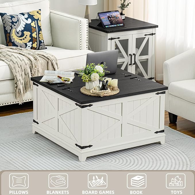 Joaxswe Farmhouse Coffee Table - Image 2
