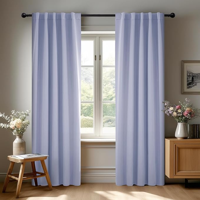 Deconovo Rod Pocket and Back Tab Blackout Curtains by Deconovo