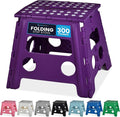 Handy Laundry Folding Step Stool 13 Inch – Sturdy Plastic Foldable Step Stool by Handy+Laundry