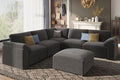 EASE MOOSE Oversized Sectional Modular Sofa, L Shape Sectional Couch by EASEMOOSE