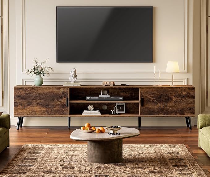 SUPERJARE 70.9 Inch TV Stand for 65, 75 Inch TV, Entertainment Center - Image 2