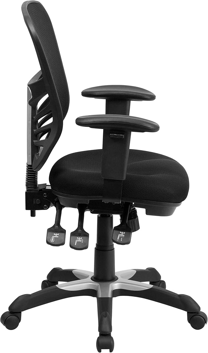 Flash Furniture Nicholas Mid-Back Swivel Desk Chair - Image 15
