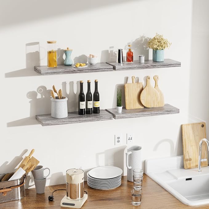 Bellsal Floating Shelves for Wall, Living Room, Bathroom Storage, Book Shelfs - Image 5
